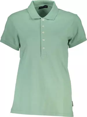 Green Cotton Polo Shirt