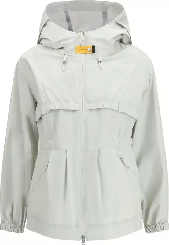 White Polyamide Shell Jacket