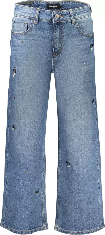 Blue Cotton Women's Jeans
