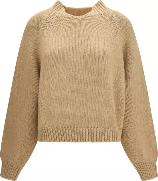Beige Cashmere Sweater