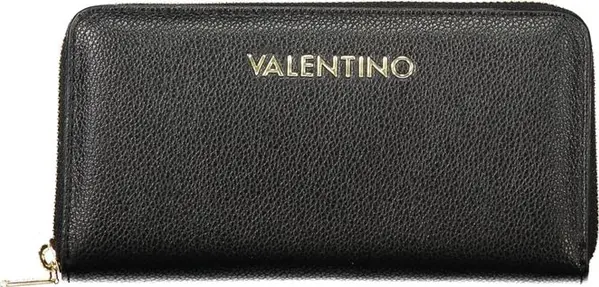 Black Polyurethane Women's Wallet