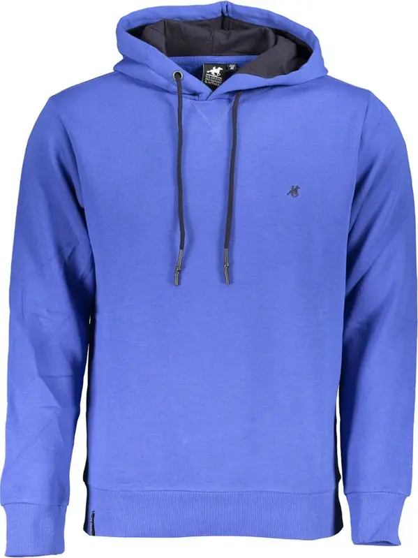 Blue Cotton Men's Sweatshirt