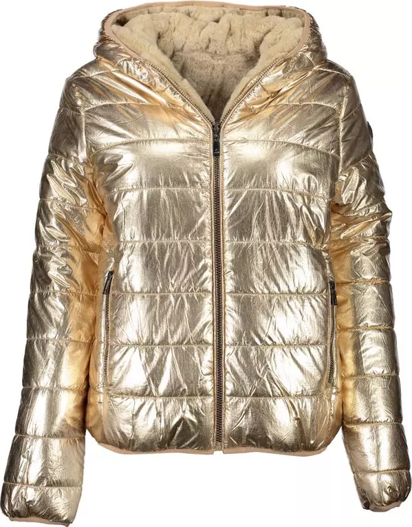 Gold Nylon Women's Jacket