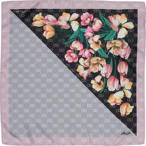 Black Polyester Scarf