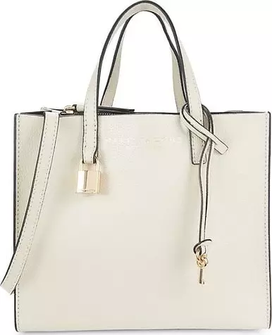 Women'S Mini Pebbled Tote - Marshmallow