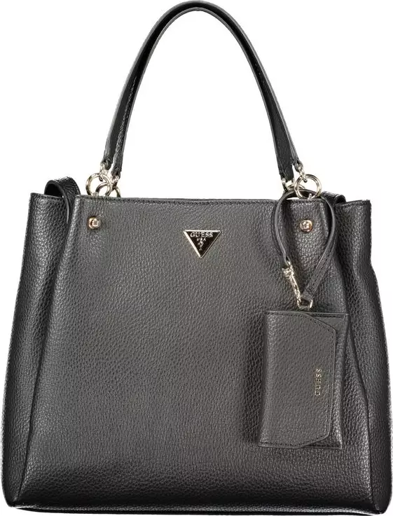 Black Polyurethane Women's Bag