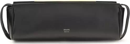 Black Calf Leather Bos Taurus Clutch Bag