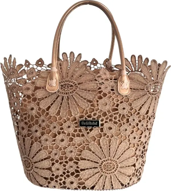 Brown PU Women Handbag