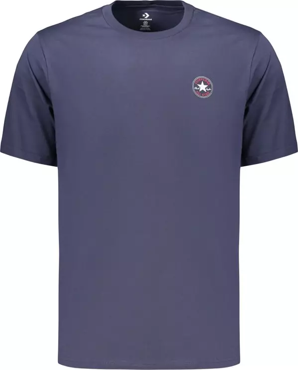 Blue Cotton Men's T Shirt