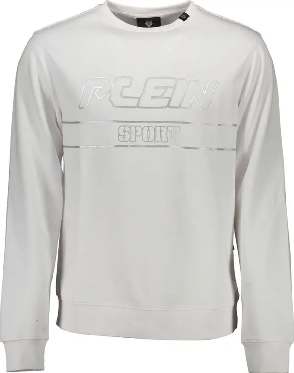 Bianco Cotton Men Sweatshirt