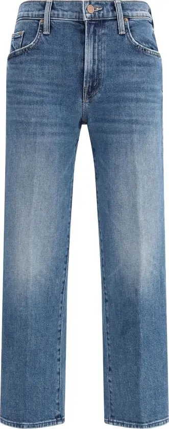 Blue Cotton Relaxed Fit Jeans