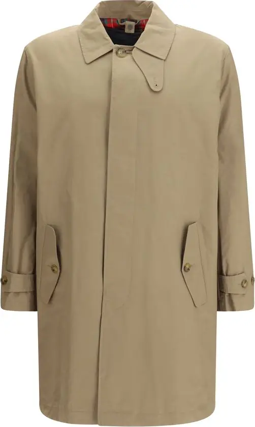 Beige Polyester Coat