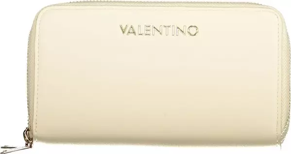 Beige Polyurethane Women's Wallet