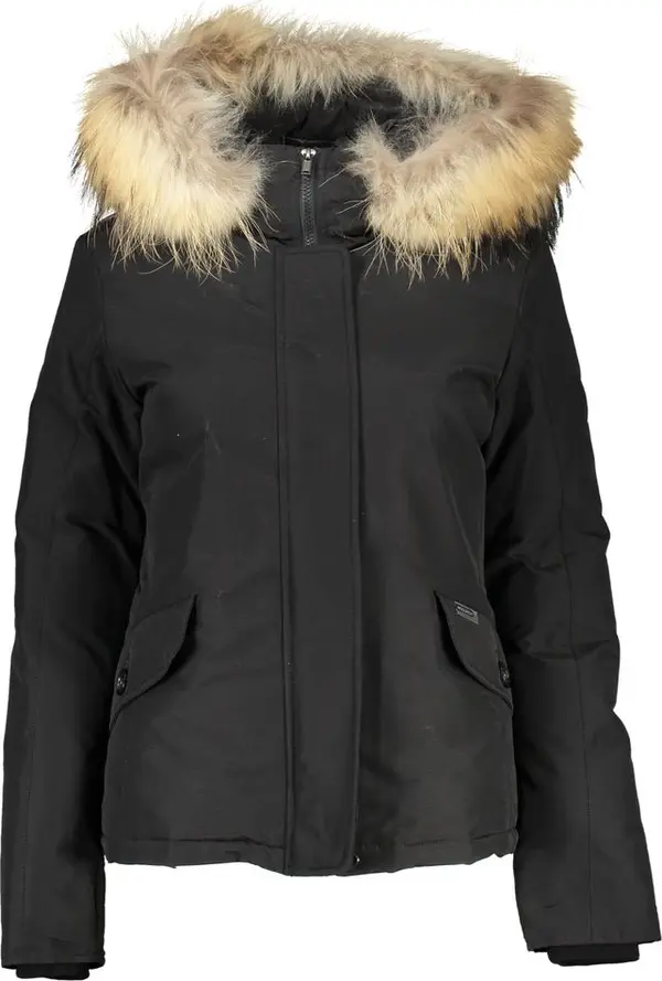 Black Cotton Women's Jacket