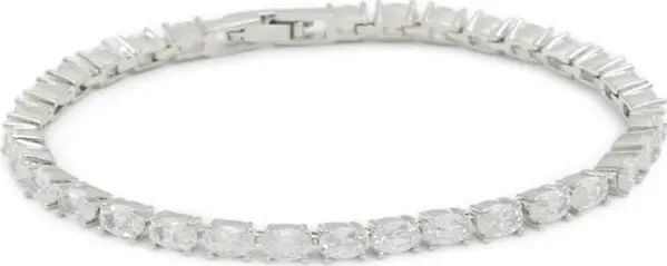 Silver Elastane Bracelet