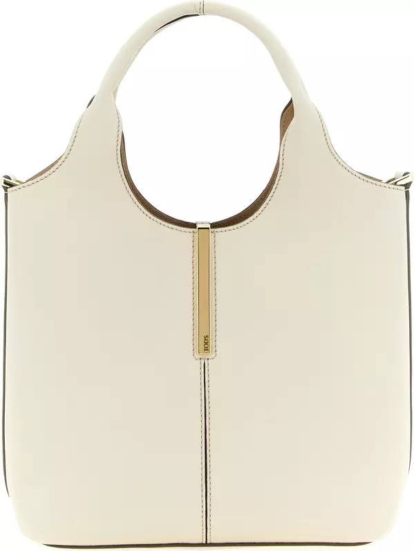 White Calfskin Tote Bag