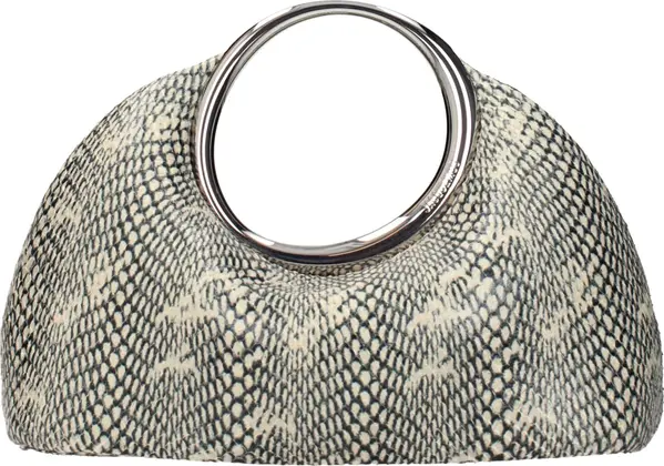 Beige Leather Handbag