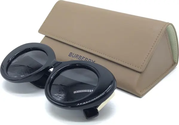 Black Oversized Round Sunglasses