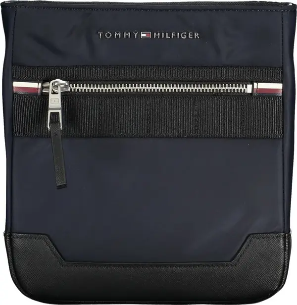 Blue Polyester Mens Shoulder Bag