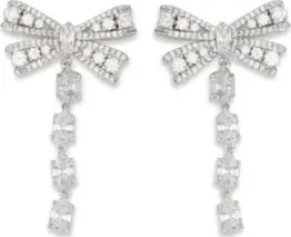 Silver Brass Earrings