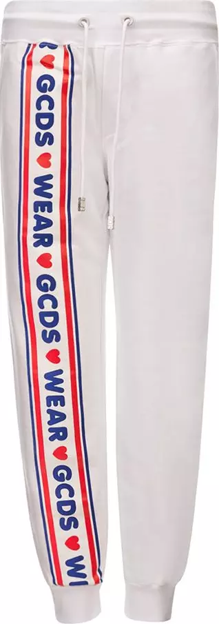 White Cotton Joggers (Workout Pants)