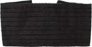 Black Silk Womens Waist Cummerbund