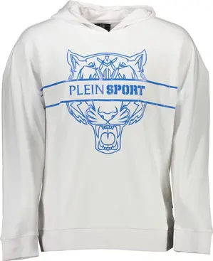 White Cotton Men Sweater