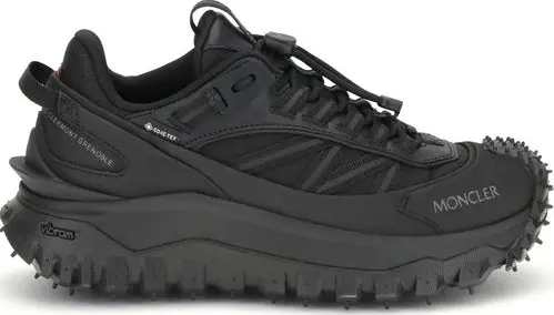 Black Calf Leather Bos Taurus Athletic Sneakers