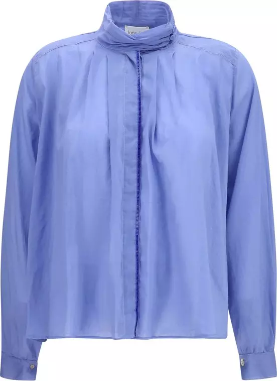 Blue Cotton Blouse