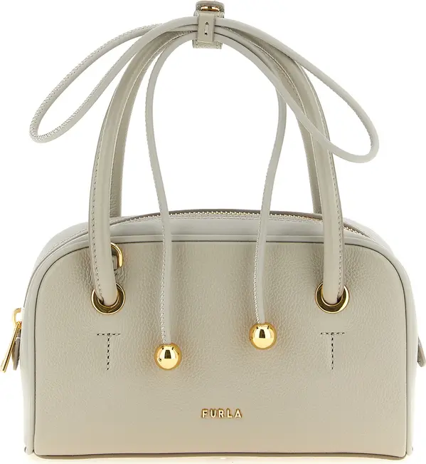 Gray Calfskin Handbag