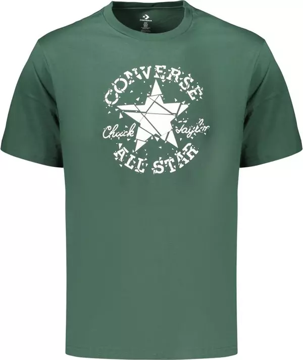 Green Cotton Men's T-Shirt