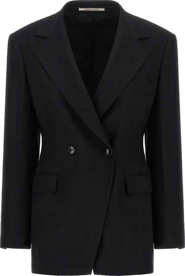 Black Viscose Blazer