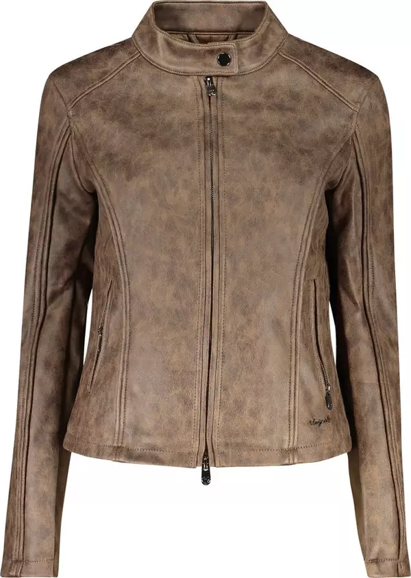 Verde Poliuretano Women Jacket