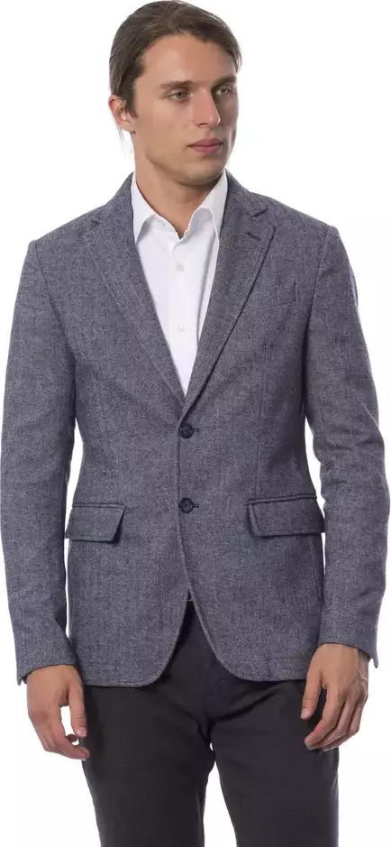 Blue Polyester Blazer