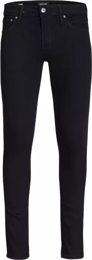 Black Cotton Skinny Jeans