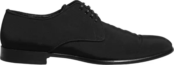 Black Suede Lace Up Derby Dress Formal Shoes