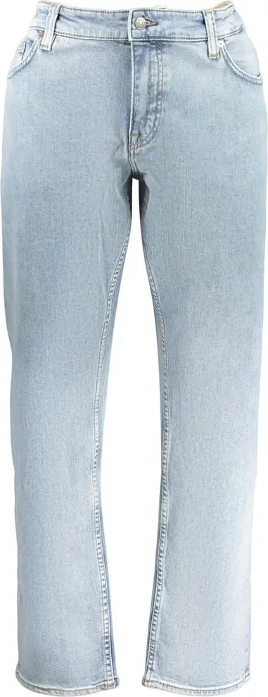 Azzurro Cotone Uomo Jeans