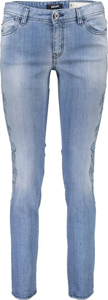 Azzurro Cotton Women Jeans
