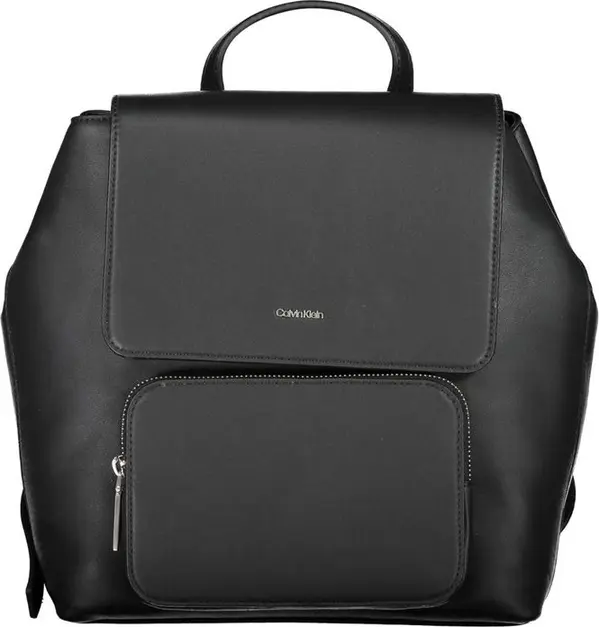 Nero Polyester Women Backpack