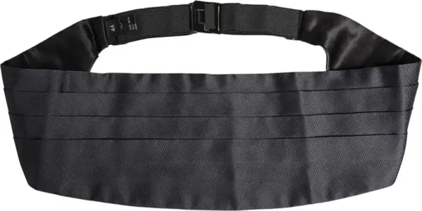 Dark Blue 100% Silk Belt Waist Cummerbund