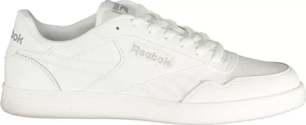 White Polyurethane Men Sneaker