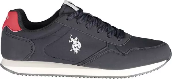 Blue Polyurethane Men's Sneaker