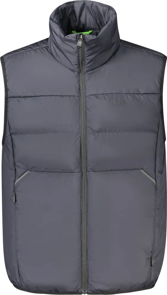 Blue Polyester Men's Vest