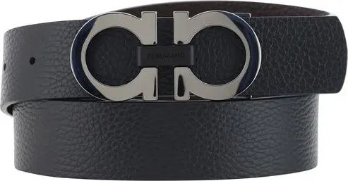 Black Calf Leather Bos Taurus Regular Belt