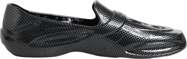 Black Rubber Slides Low Top Sneakers Shoes