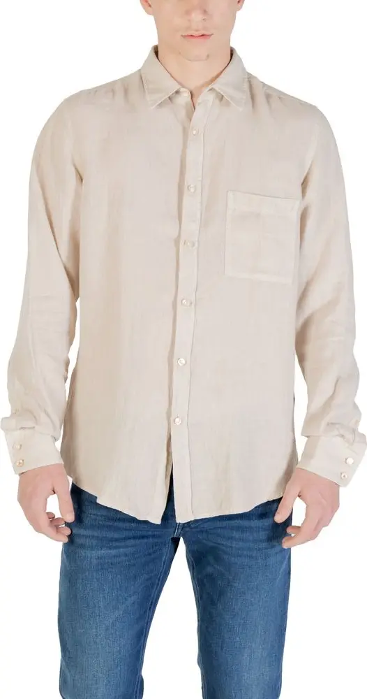 Beige Linen Shirt