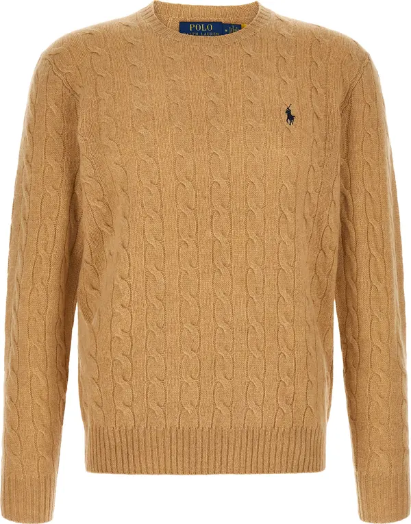 Beige Wool Cardigan