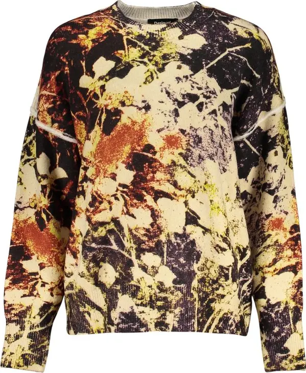 Yellow Acrylic Women's Sweater