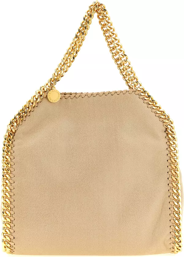 Beige Polyester Shoulder Bag