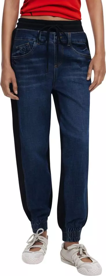 Blue Cotton Joggers (Workout Pants)